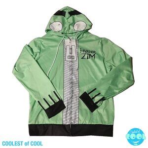 Invader Zim Hoodie Jacket Size XL Zip Up w pockets Cosplay Costume unisex